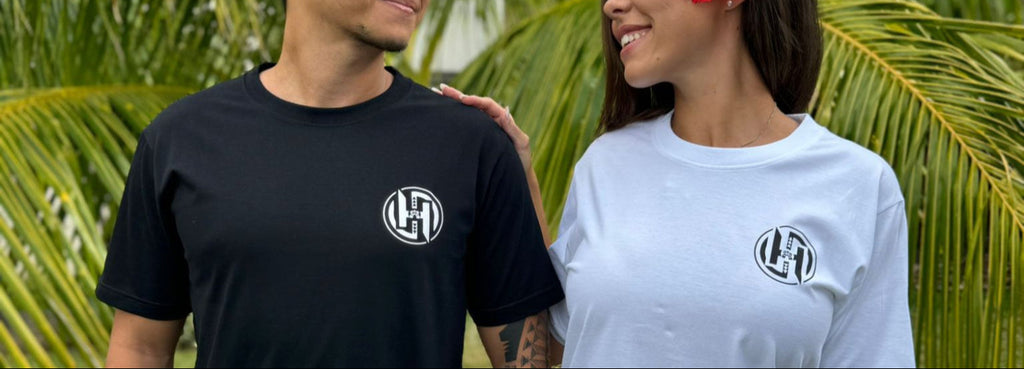 T-shirt Pacific Night (Blanc/Noir)